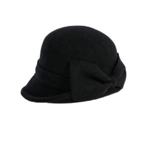 Women’s 1920s Vintage Style Wool Felt Cloche Bucket Bowler Hat